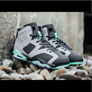 Nike ari jordan 6 GREEN GLOW
